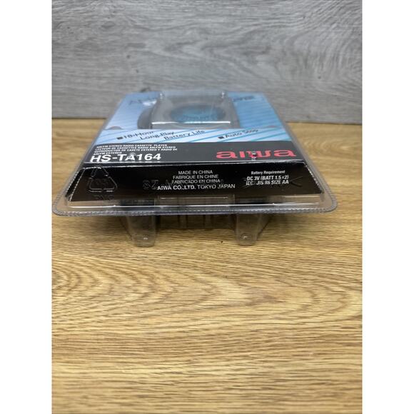 Aiwa Personal AM/FM Radio Cassette Player Headphones HS-TA164 NEW SEALED - Picture 3 of 8